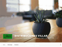 Tablet Screenshot of distribucionesvillar.com